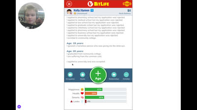 first time playing bitlife