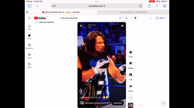 His name is John Cena you can’t see me