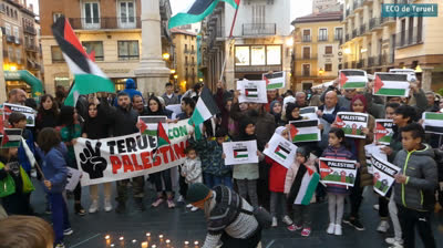 VIGILIA POR PALESTINA EN TERUEL