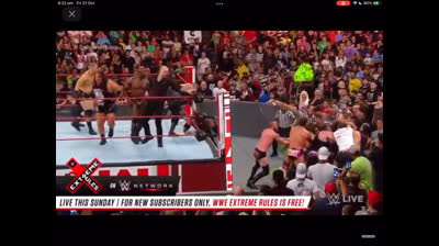 Roman and Bobby brawl