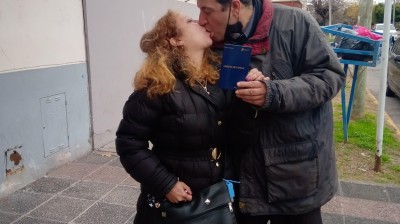 Novia Cumbianchera Tú me haces feliz canta Giselle Romina Castillo Vargas