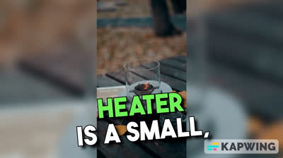 Heat Zone Portable heater - Quickly get heat!