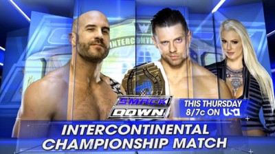 The Miz (C) (with Maryse) vs. Cesaro - Smackdown 05/26/2016 (Full Match)